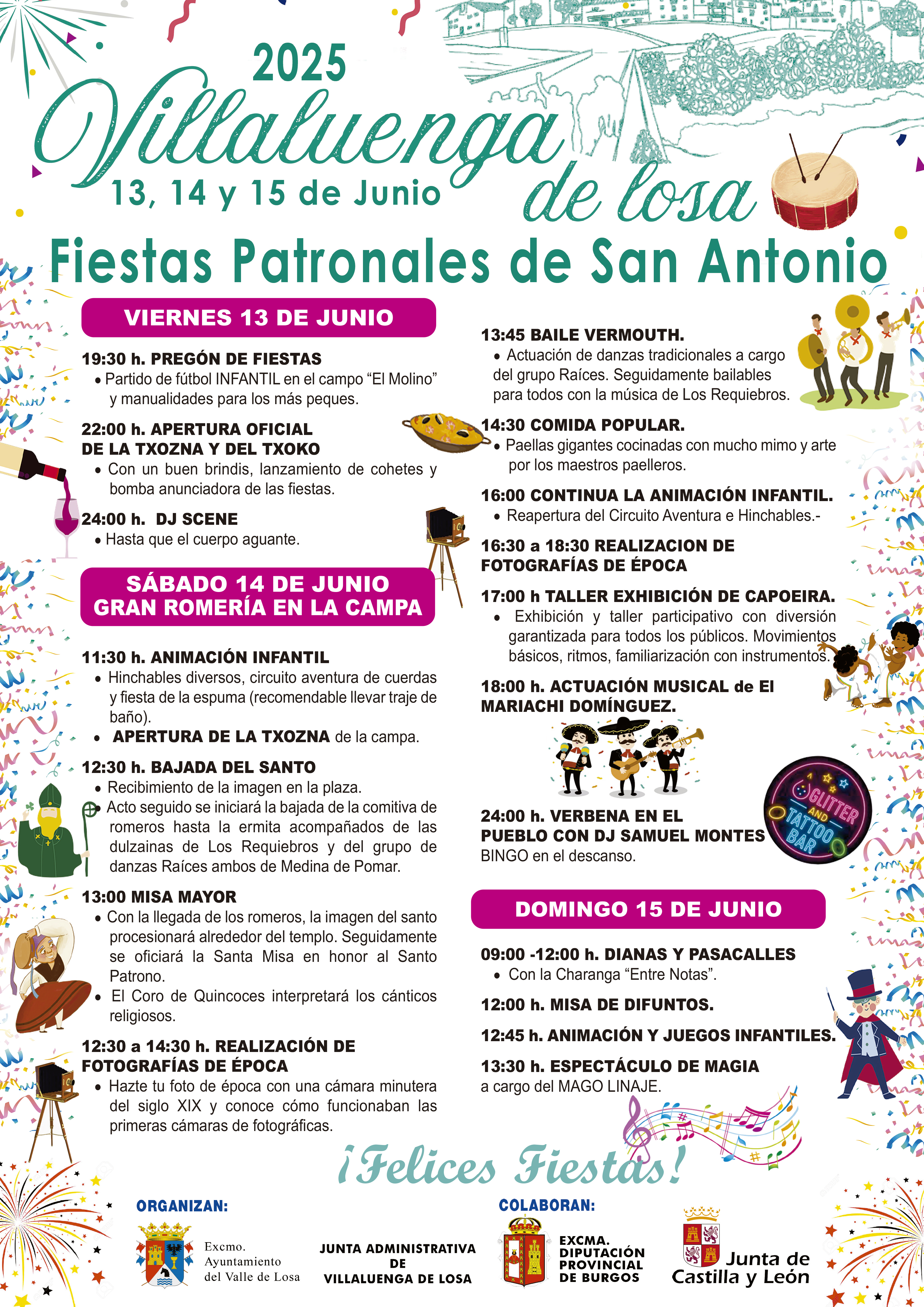 FIESTAS PATRONALES DE SAN ANTONIO 2025